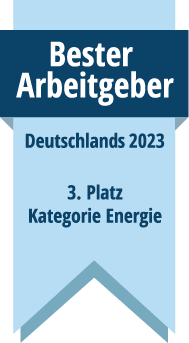 3. Platz Bester Arbeitgeber in der Kategorie Energie
